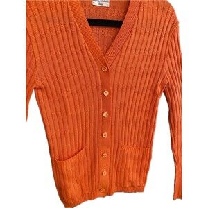 Vintage 1960s Coral Sears Cardigan Sweater-From Authentic Personal Collection